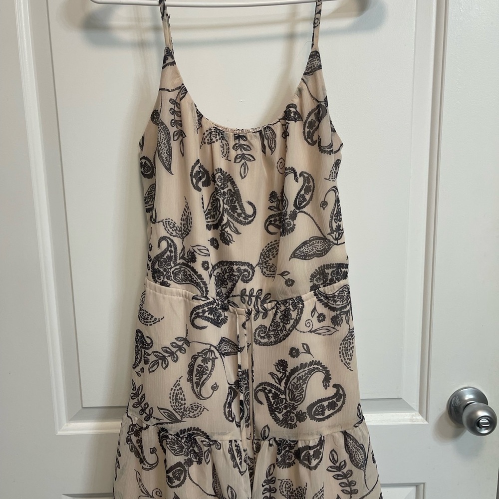 Express Black and Cream Romper